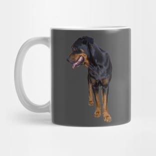 big rottweiler Mug